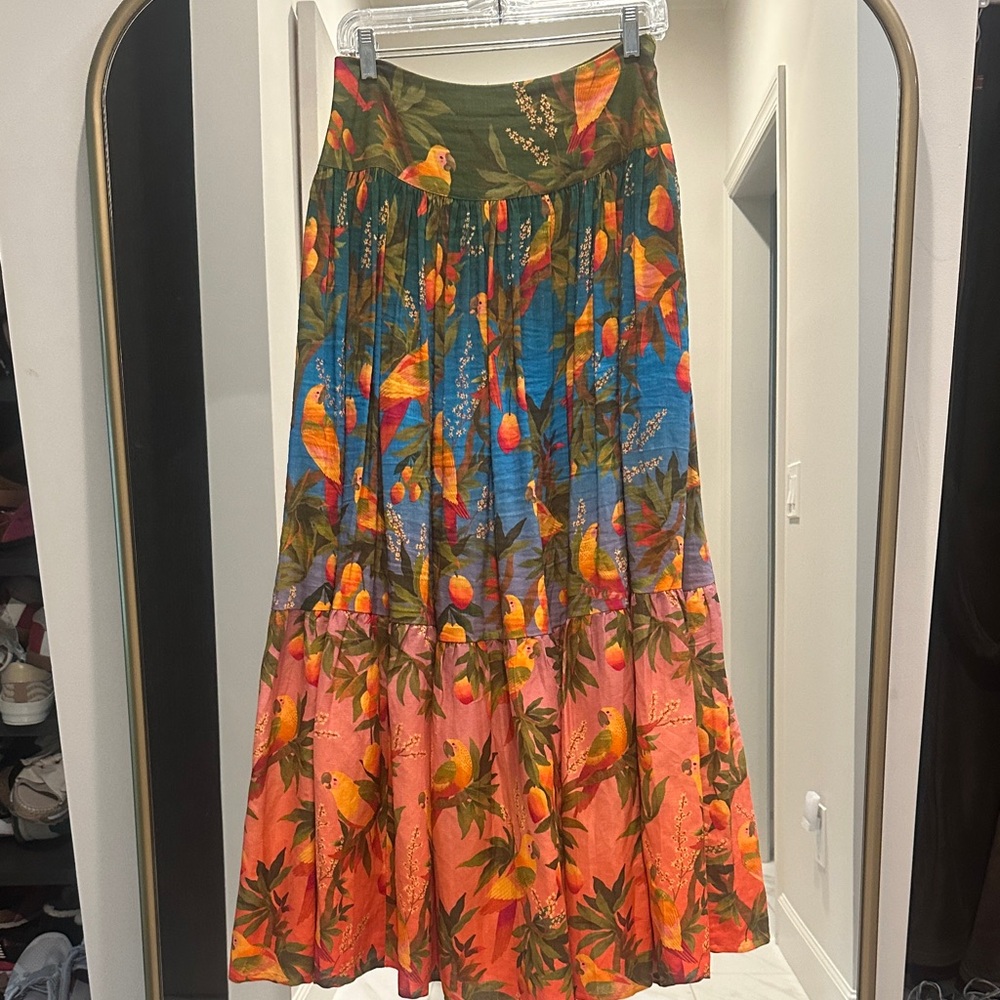 Farm Rio midi skirt